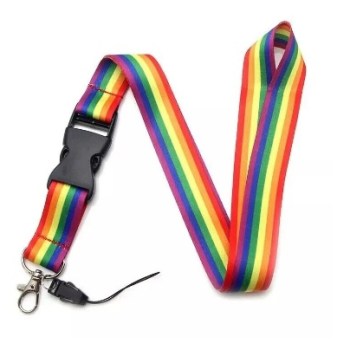 Pride Rainbow Lanyard